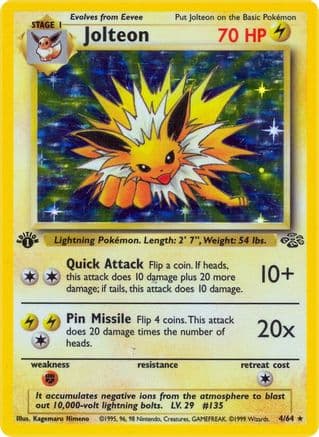 Jolteon (4) — Pokémon TCG card