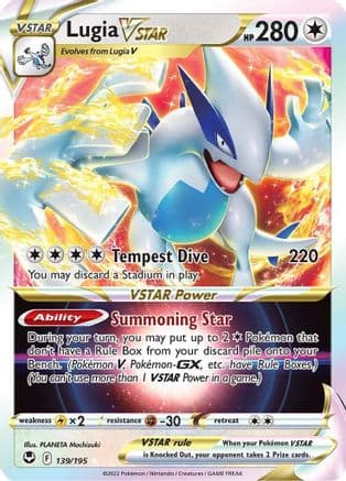 Lugia VSTAR — SWSH12: Silver Tempest Pokémon TCG card by PLANETA Mochizuki