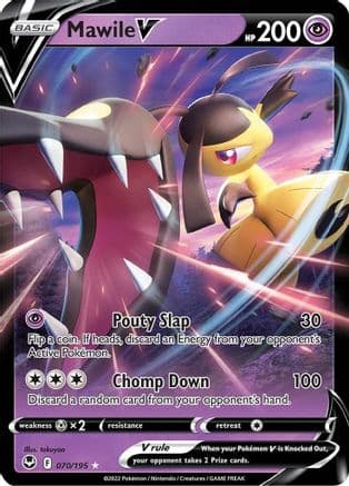 Mawile V — SWSH12: Silver Tempest Pokémon TCG card by takuyoa