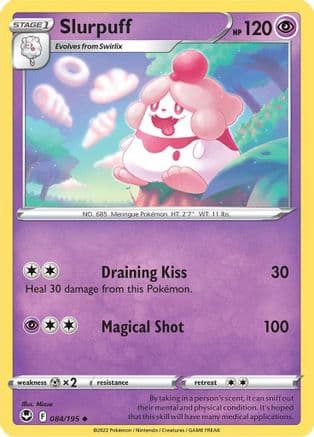 Slurpuff — SWSH12: Silver Tempest Pokémon TCG card by Mizue