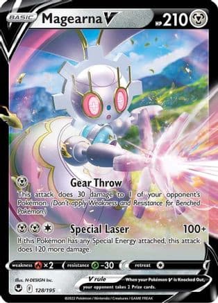 Magearna V — SWSH12: Silver Tempest Pokémon TCG card by N-DESIGN Inc.