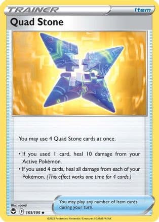 Quad Stone — SWSH12: Silver Tempest Pokémon TCG card by sadaji