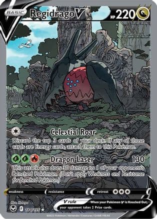 Regidrago V (Alternate Full Art) — Pokémon TCG card