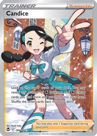 Candice (Full Art) — SWSH12: Silver Tempest Pokémon TCG card by Naoki Saito