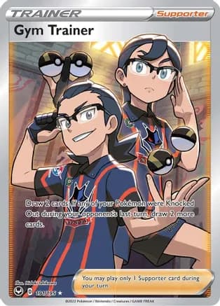 Gym Trainer (Full Art) — SWSH12: Silver Tempest