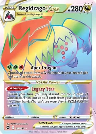 Regidrago VSTAR (Secret) — SWSH12: Silver Tempest