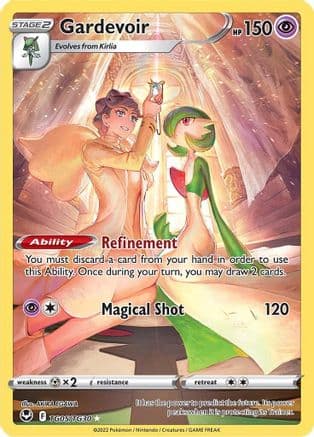 Gardevoir — SWSH12: Silver Tempest Trainer Gallery Pokémon TCG card by AKIRA EGAWA
