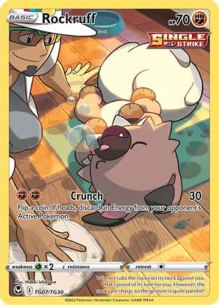Rockruff — SWSH12: Silver Tempest Trainer Gallery Pokémon TCG card by Hideki Ishikawa