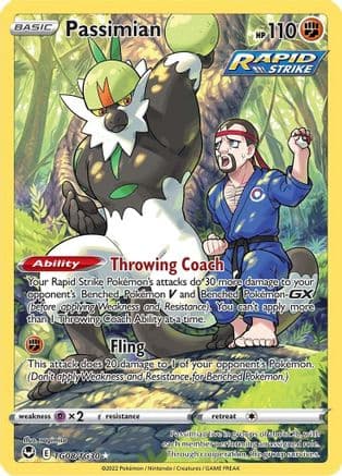 Passimian — SWSH12: Silver Tempest Trainer Gallery Pokémon TCG card by nagimiso