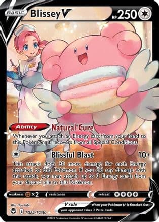 Blissey V — SWSH12: Silver Tempest Trainer Gallery Pokémon TCG card by You Iribi