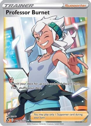 Professor Burnet — SWSH12: Silver Tempest Trainer Gallery Pokémon TCG card by kirisAki