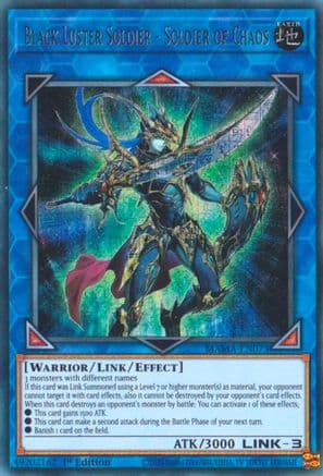 Black Luster Soldier - Soldier of Chaos (Ultra Pharaoh's Rare) — Magnificent Mavens Yu-Gi-Oh! card by MANAZONO