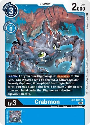 Crabmon — Draconic Roar Digimon Card Game card by Ishiboshi Yosuke