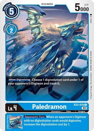 Paledramon — Draconic Roar Digimon Card Game card by piku