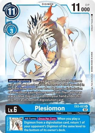 Plesiomon — Draconic Roar Digimon Card Game card by Ishibashi Yosuke