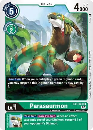 Parasaurmon — Draconic Roar
