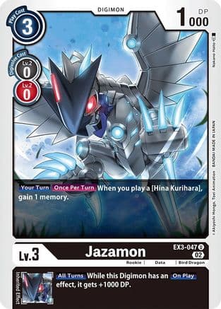 Jazamon — Draconic Roar Digimon Card Game card by Nakano Haito