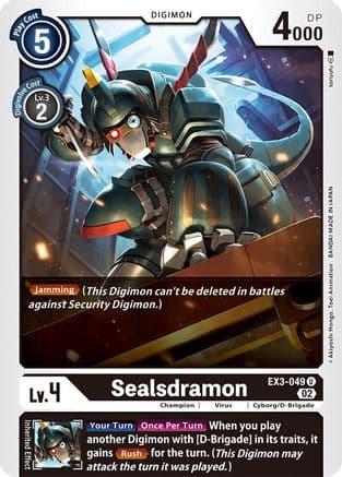 Sealsdramon — Draconic Roar