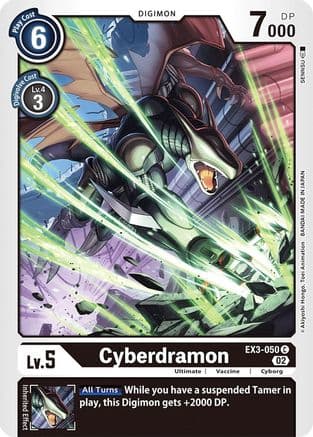 Cyberdramon — Draconic Roar Digimon Card Game card by SENNSU