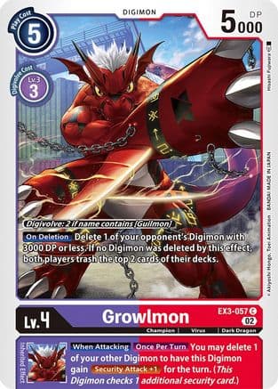 Growlmon — Draconic Roar