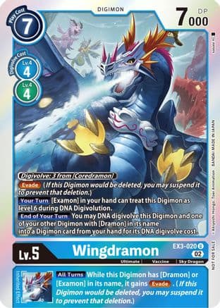 Wingdramon (Box Topper) — Draconic Roar