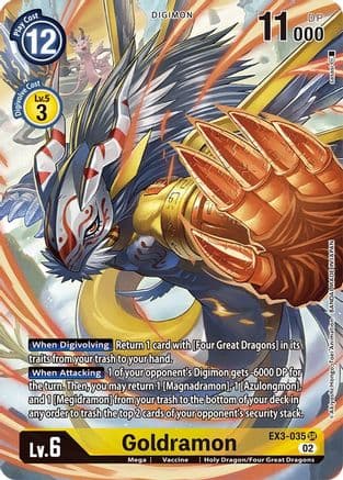 Goldramon (Alternate Art) — Draconic Roar
