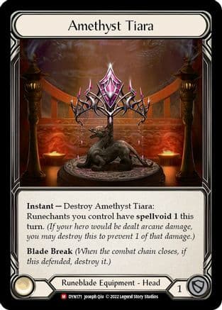Amethyst Tiara — Dynasty Flesh and Blood card by Joseph Qiu