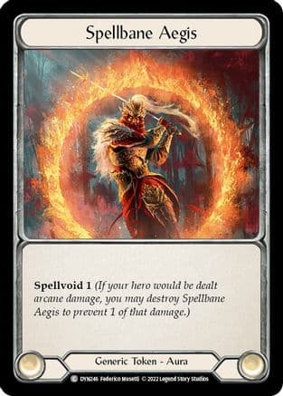 Spellbane Aegis — Dynasty Flesh and Blood card by Druantia Fabulous Studios