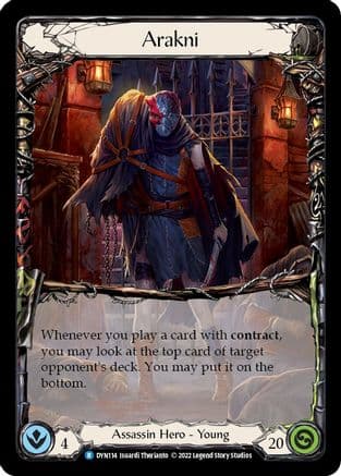 Arakni — Dynasty Flesh and Blood card by Isuardi Terianto