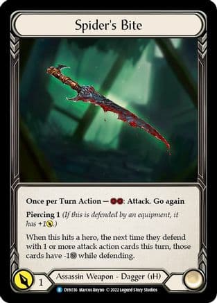 Spider's Bite (116) — Dynasty Flesh and Blood card by Forrest Imel