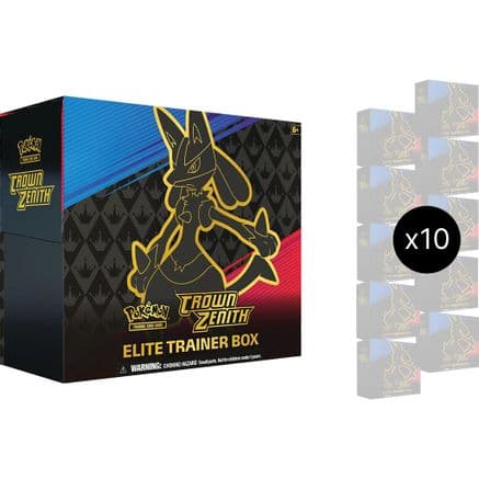 Crown Zenith Elite Trainer Box Case — SWSH: Crown Zenith