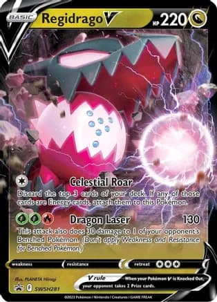 Regidrago V - SWSH281 — SWSH: Sword & Shield Promo Cards