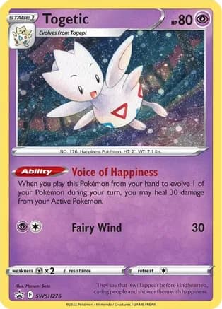 Togetic - SWSH276 — SWSH: Sword & Shield Promo Cards