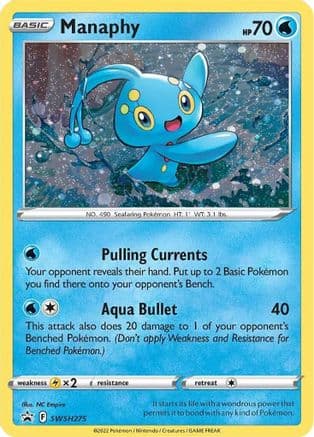 Manaphy - SWSH275 — SWSH: Sword & Shield Promo Cards Pokémon TCG card by NC Empire