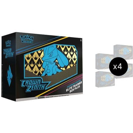 Crown Zenith Pokemon Center Elite Trainer Box Plus Case — Crown Zenith