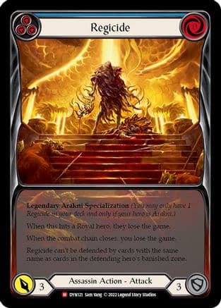 Regicide (Extended Art) — Dynasty Flesh and Blood card by Sam Yang