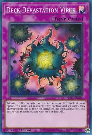 Deck Devastation Virus — Yu-Gi-Oh! card