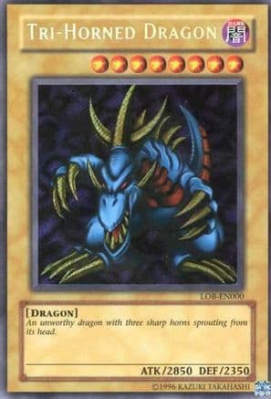 Tri-Horned Dragon (LOB-EN000) — Yu-Gi-Oh! card