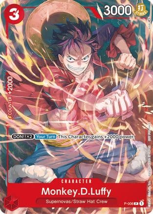 Monkey.D.Luffy - P-006 (Tournament Pack Vol. 1) — One Piece Promotion Cards