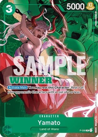Yamato - P-008 (Winner Pack Vol. 1) — One Piece Promotion Cards