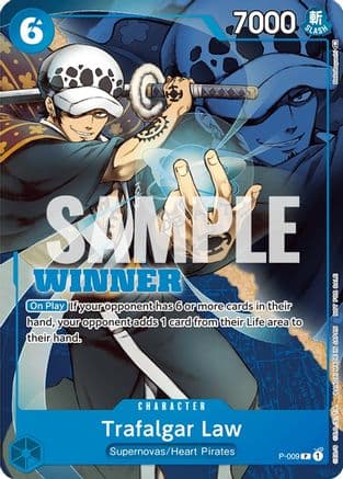 Trafalgar Law - P-009 (Winner Pack Vol. 1) — One Piece Promotion Cards