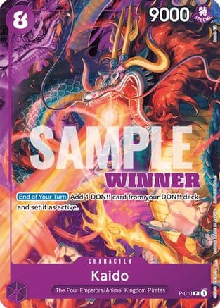 Kaido - P-010 (Winner Pack Vol. 1) — One Piece Promotion Cards