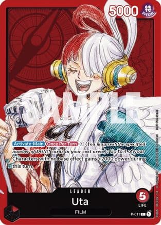 Uta (One Piece Film Red) — One Piece Promotion Cards