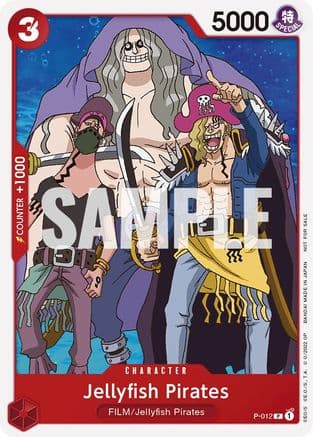 Jellyfish Pirates (One Piece Film Red) — One Piece Promotion Cards