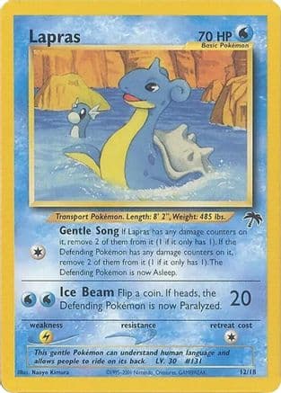 Lapras — Southern Islands Pokémon TCG card by Naoyo Kimura