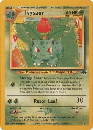 Ivysaur — Southern Islands Pokémon TCG card by Keiko Fukuyama