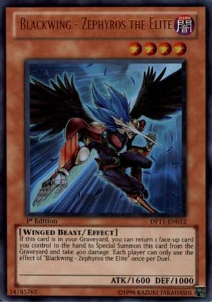 Blackwing - Zephyros the Elite — Yu-Gi-Oh! card