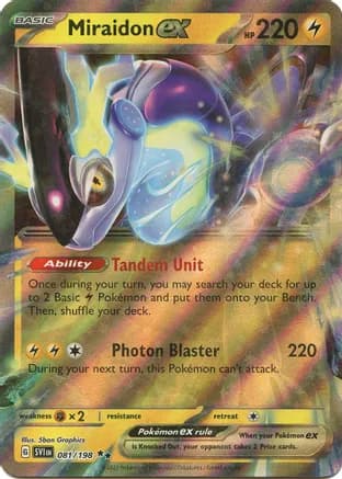 Miraidon ex - 081/198 — SV01: Scarlet & Violet Base Set