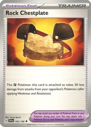 Rock Chestplate — SV01: Scarlet & Violet Base Set Pokémon TCG card by Toyste Beach
