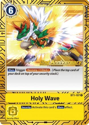 Holy Wave (2nd Anniversary Card Set) — Release Special Booster 1.0